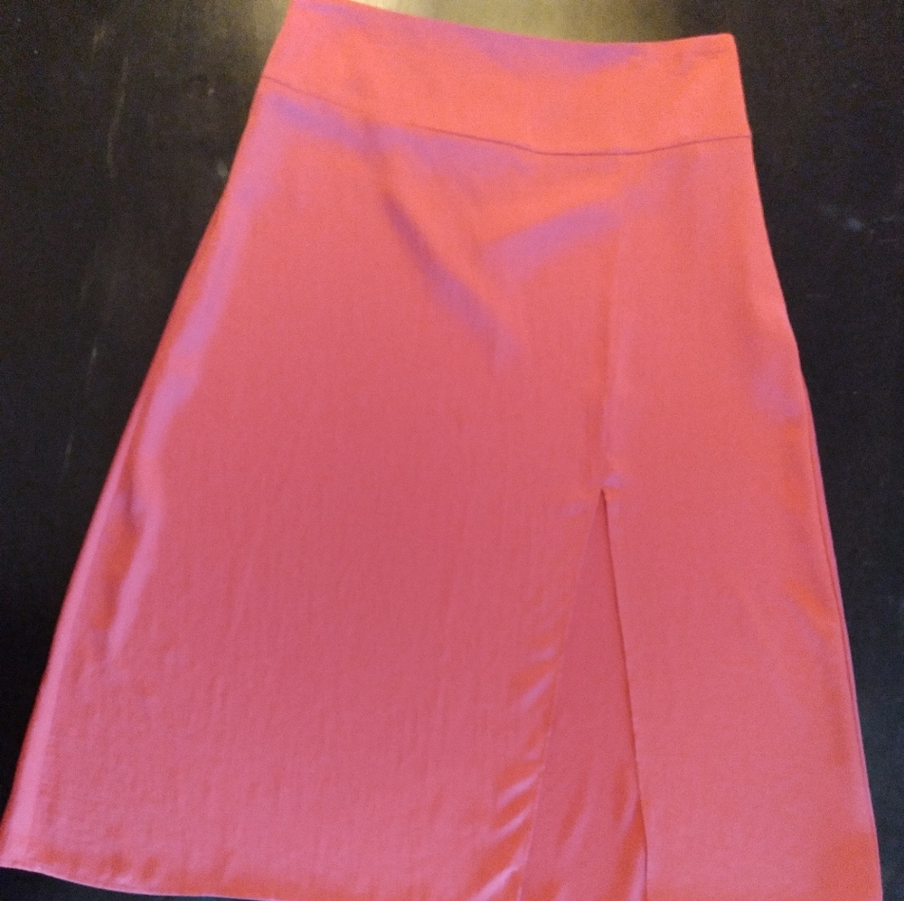 Express Silky Skirt Orange